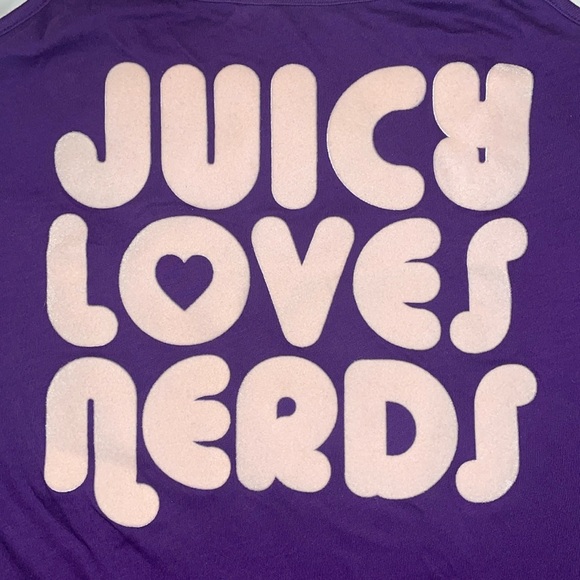 💜Vintage Juicy Loves Nerds Cami with Ruffle - Picture 2 of 10